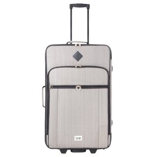 TravelZ Hipster (M) Grey 70 л валіза з поліестеру на 2 колесах сіра