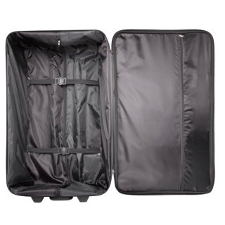 TravelZ Hipster (M) Grey 70 л валіза з поліестеру на 2 колесах сіра