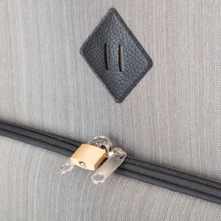 TravelZ Hipster (M) Grey 70 л валіза з поліестеру на 2 колесах сіра