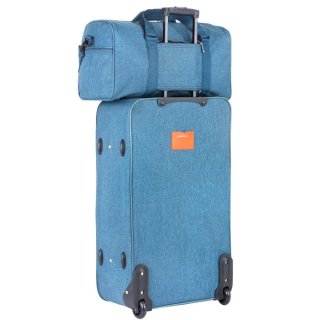 TravelZ Hipster (M) Jeans Blue 70 л валіза з поліестеру на 2 колесах синя