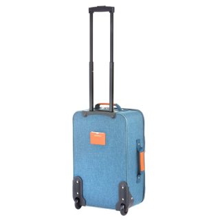 TravelZ Hipster (S) Jeans Blue 38 л валіза з поліестеру на 2 колесах синя