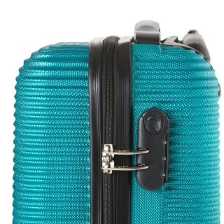 TravelZ Horizon (S) Aqua 35 л чемодан из пластика на 4 колесах голубой