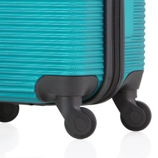 TravelZ Horizon (S) Aqua 35 л чемодан из пластика на 4 колесах голубой