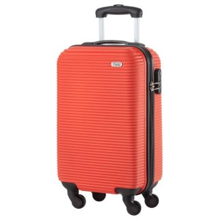 TravelZ Horizon (S) Fiesta Orange 35 л чемодан из пластика на 4 колесах оранжевый