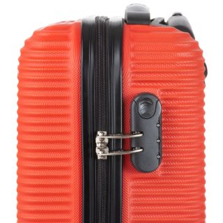 TravelZ Horizon (S) Fiesta Orange 35 л чемодан из пластика на 4 колесах оранжевый