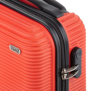 TravelZ Horizon (S) Fiesta Orange 35 л чемодан из пластика на 4 колесах оранжевый