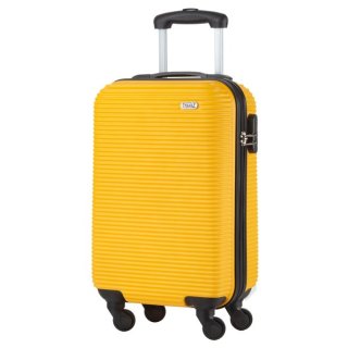 TravelZ Horizon (S) Ocher 35 л чемодан из пластика на 4 колесах желтый