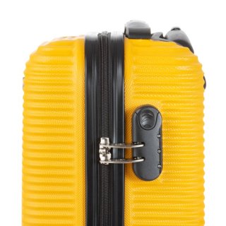 TravelZ Horizon (S) Ocher 35 л чемодан из пластика на 4 колесах желтый