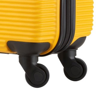 TravelZ Horizon (S) Ocher 35 л чемодан из пластика на 4 колесах желтый