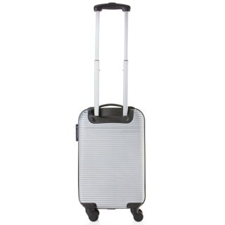 TravelZ Horizon (S) Silver 35 л валіза із пластику на 4 колесах срібляста