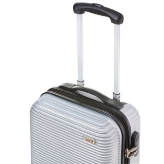 TravelZ Horizon (S) Silver 35 л валіза із пластику на 4 колесах срібляста