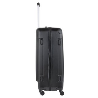 TravelZ Light (L) Black 76 л чемодан из пластика на 4 колесах черный