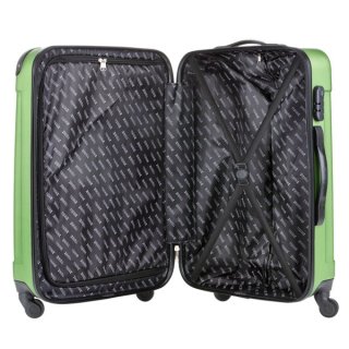 TravelZ Light (L) Khaki/Green 76 л чемодан из пластика на 4 колесах зеленый
