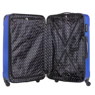TravelZ Light (L) Navy Blue 76 л чемодан из пластика на 4 колесах синий