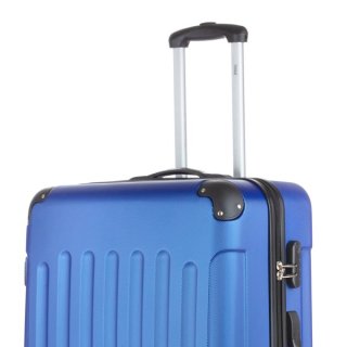 TravelZ Light (L) Navy Blue 76 л чемодан из пластика на 4 колесах синий