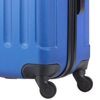 TravelZ Light (L) Navy Blue 76 л чемодан из пластика на 4 колесах синий