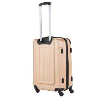 TravelZ Light (M) Champagne 66 л чемодан из пластика на 4 колесах шампань