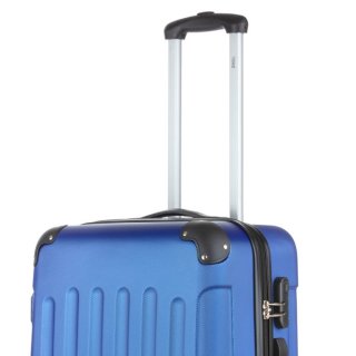 TravelZ Light (M) Navy Blue 66 л чемодан из пластика на 4 колесах синий