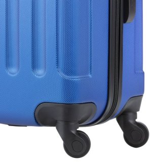TravelZ Light (M) Navy Blue 66 л чемодан из пластика на 4 колесах синий