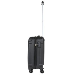 TravelZ Light (S) Black 25 л валіза із пластику на 4 колесах чорна