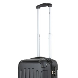 TravelZ Light (S) Black 25 л валіза із пластику на 4 колесах чорна
