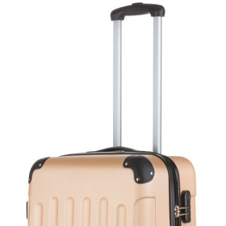 TravelZ Light (S) Champagne 25 л чемодан из пластика на 4 колесах шампань