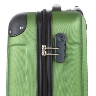 TravelZ Light (S) Khaki/Green 25 л валіза із пластику на 4 колесах зелена