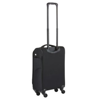 TravelZ Tripple Pocket 57 (S) Black 40 л чемодан из полиэстера на 4 колесах черный