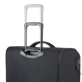 TravelZ Tripple Pocket (L) Black 85/97 л чемодан из полиэстера на 4 колесах черный