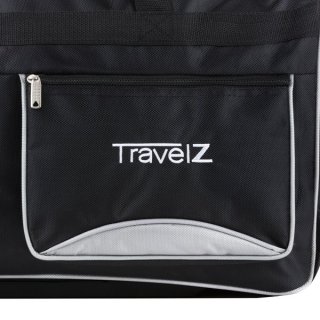 TravelZ Wheelbag 90 Black 90 л сумка дорожня на колесах з поліестеру чорна