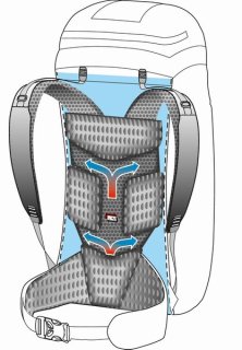 Туристический рюкзак Ferrino Esterel 70 Blue