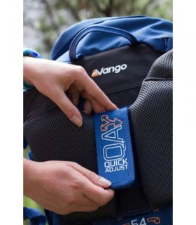 Vango Contour 60+10 л рюкзак туристичний з поліестеру синій