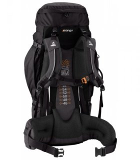 Vango Sherpa 60:70 л рюкзак туристичний з поліестеру чорний