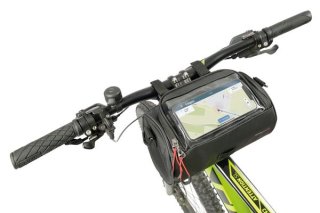 Велосипедна сумка на кермо Troika Bike Чорний