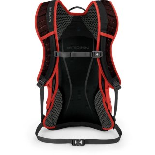 Велосипедный мужской рюкзак Osprey Syncro на 12 л Красный