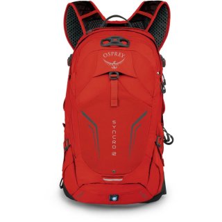 Велосипедный мужской рюкзак Osprey Syncro на 12 л Красный