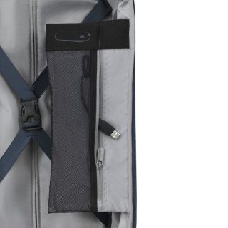 Victorinox Travel CONNEX 33/40 л чемодан из поликарбоната на 4 колесах синий