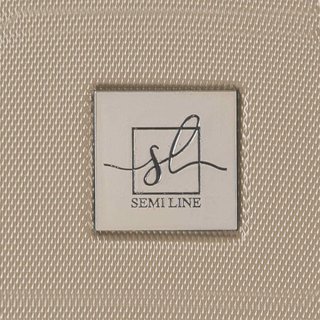 Винтажный большой чемодан Semi Line на 96 л весом 4,4 кг Шампань
