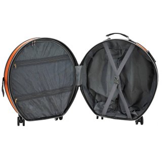 Винтажный круглый чемодан Semi Line на 49 литров Оранжевый