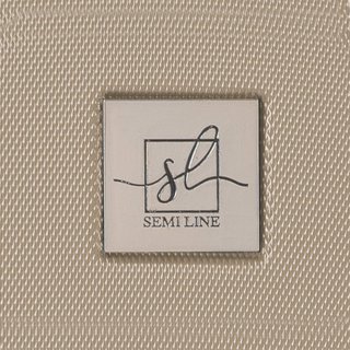 Винтажный круглый чемодан Semi Line на 49 литров Шампань