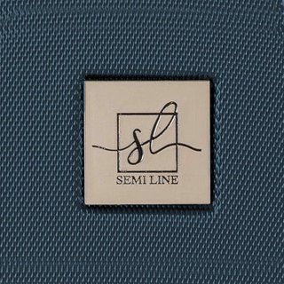 Винтажный круглый чемодан Semi Line на 49 литров Синий