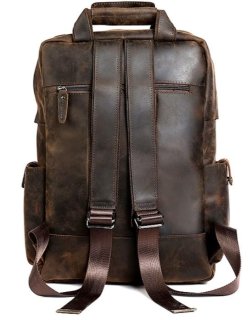 Винтажный мужской рюкзак Tiding Bag Коричневый
