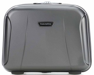 Женская косметичка из поликарбоната 19 л Travelite Elbe, антрацит