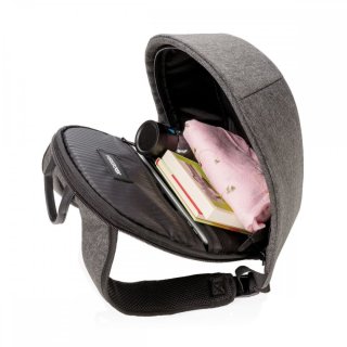 Женский городской рюкзак с тревожной кнопкой XD Design Cathy Protection Черный