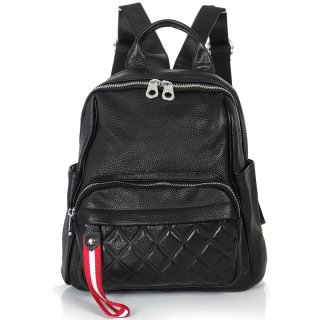 Женский кожаный рюкзак Olivia Leather Черный
