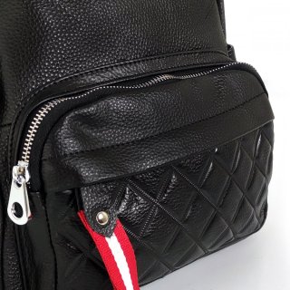 Женский кожаный рюкзак Olivia Leather Черный