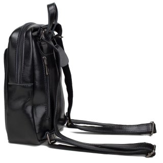 Женский рюкзак Grays из натуральной кожи Черный