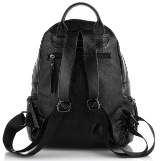 Женский рюкзак Olivia Leather из натуральной кожи Черный