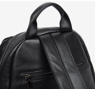 Женский рюкзак Olivia Leather из натуральной кожи Черный