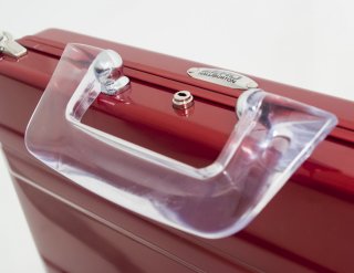 Женский слимлайн атташе-кейс Zero Halliburton, red